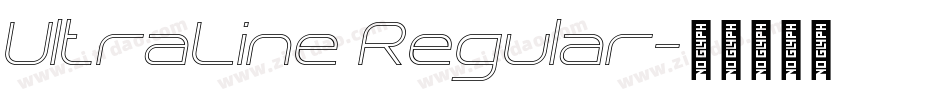 UltraLine Regular字体转换